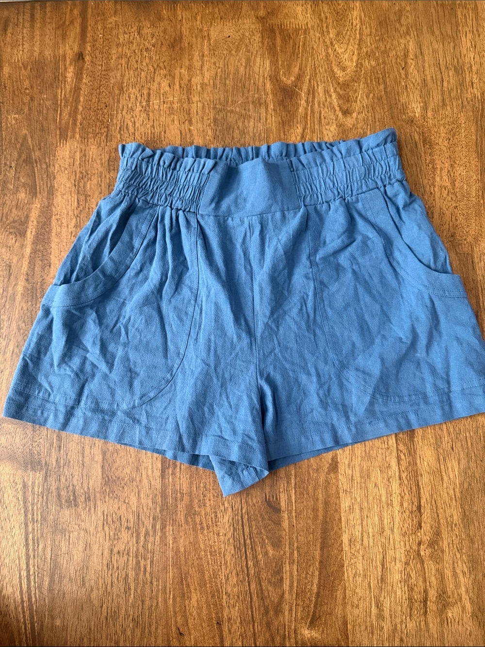 Navy High-Waist Women’s Shorts Size M